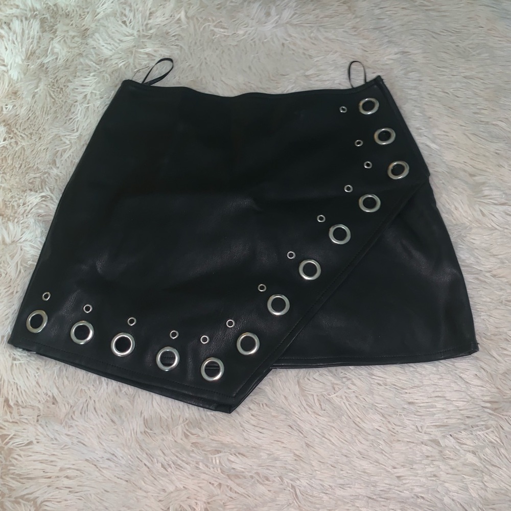 Leather mini Skirt